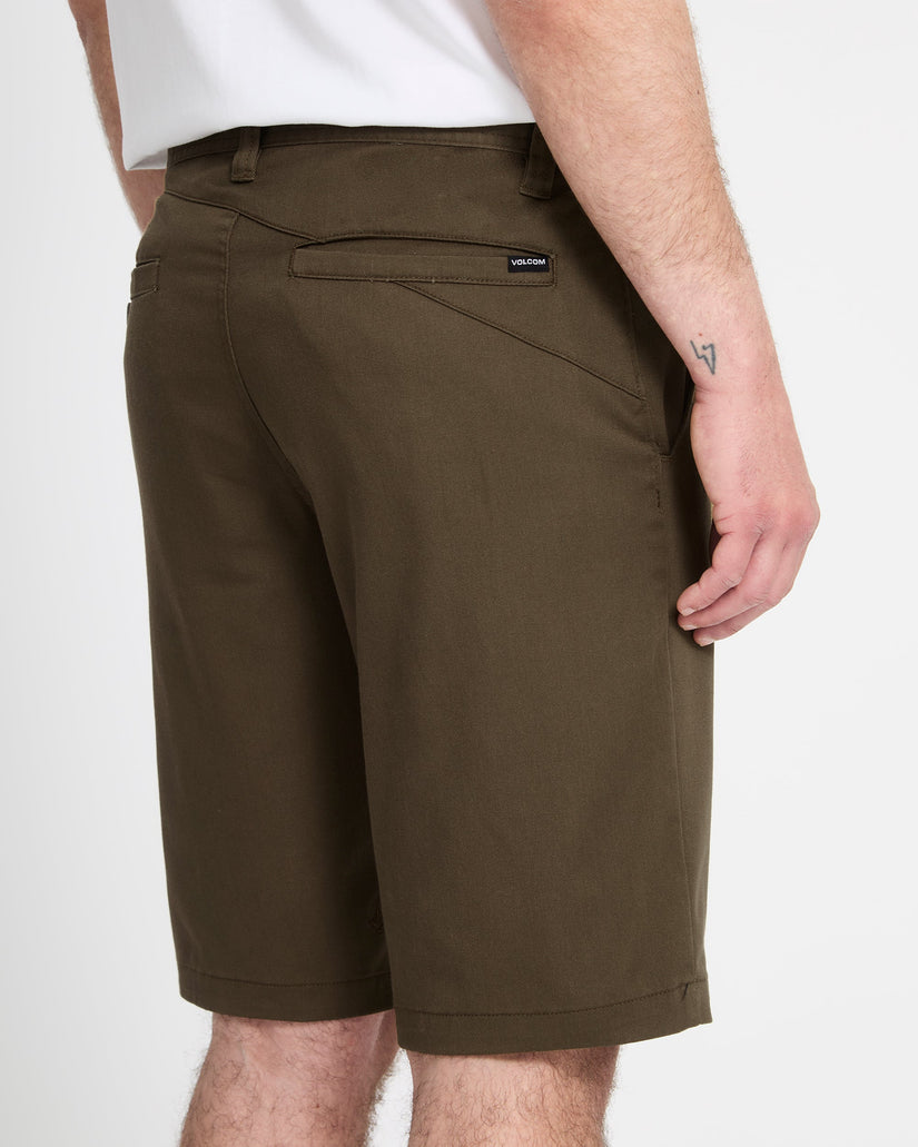 Frickin Modern Stretch 21" Shorts - Sage Leaf