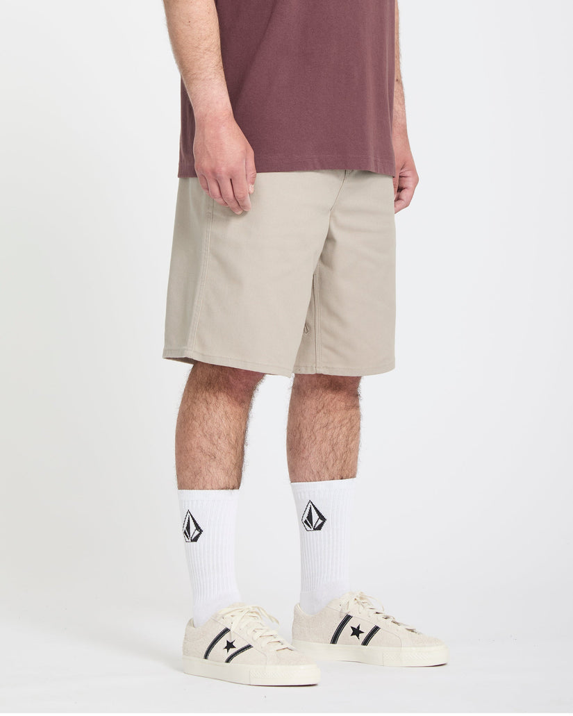 Billow 22" Shorts - Light Khaki