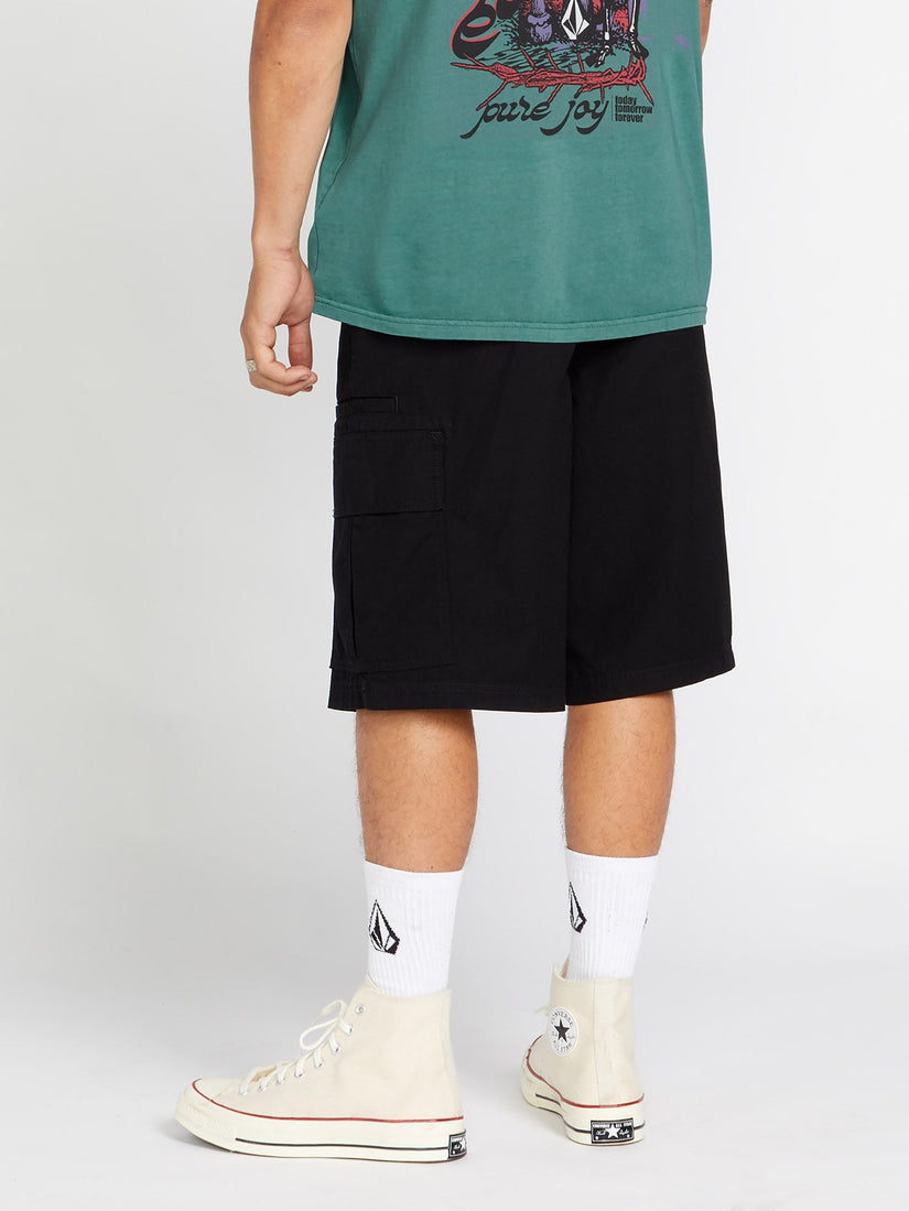 GRAND FANG CARGO SHORT 22 (A0922400_BLK) [B]