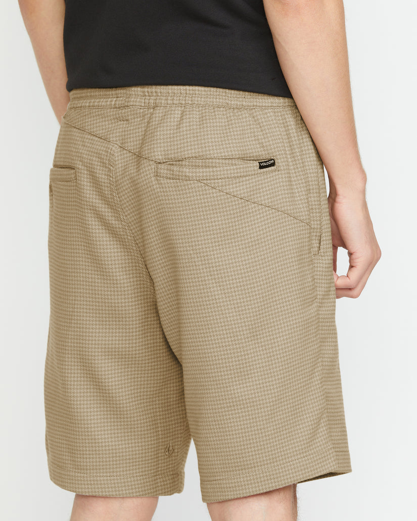 Frickin Elasticated Waist 19" Shorts - LIGHT KHAKI
