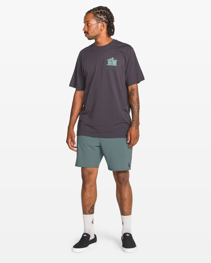 Nomoly Elasticated Waist Shorts - Tradewinds