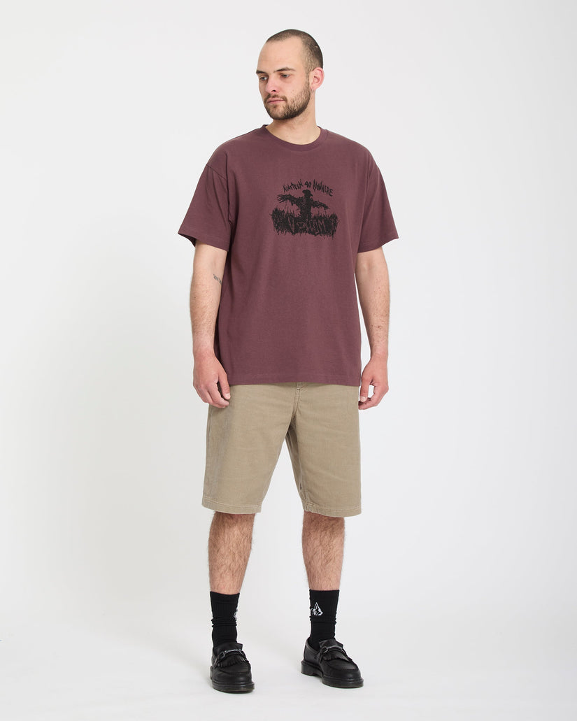 Freazy Loose 22" Elasticated Waist Shorts - Light Khaki