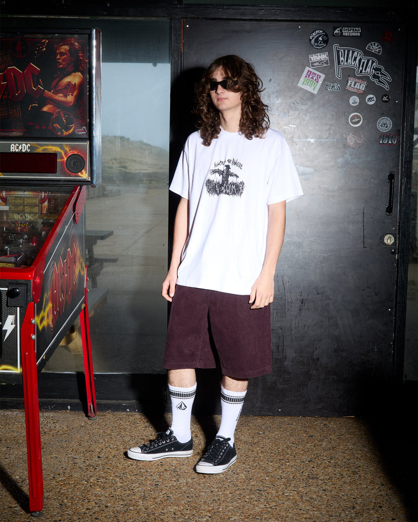 Freazy Loose 22" Elasticated Waist Shorts - Pistol Punch