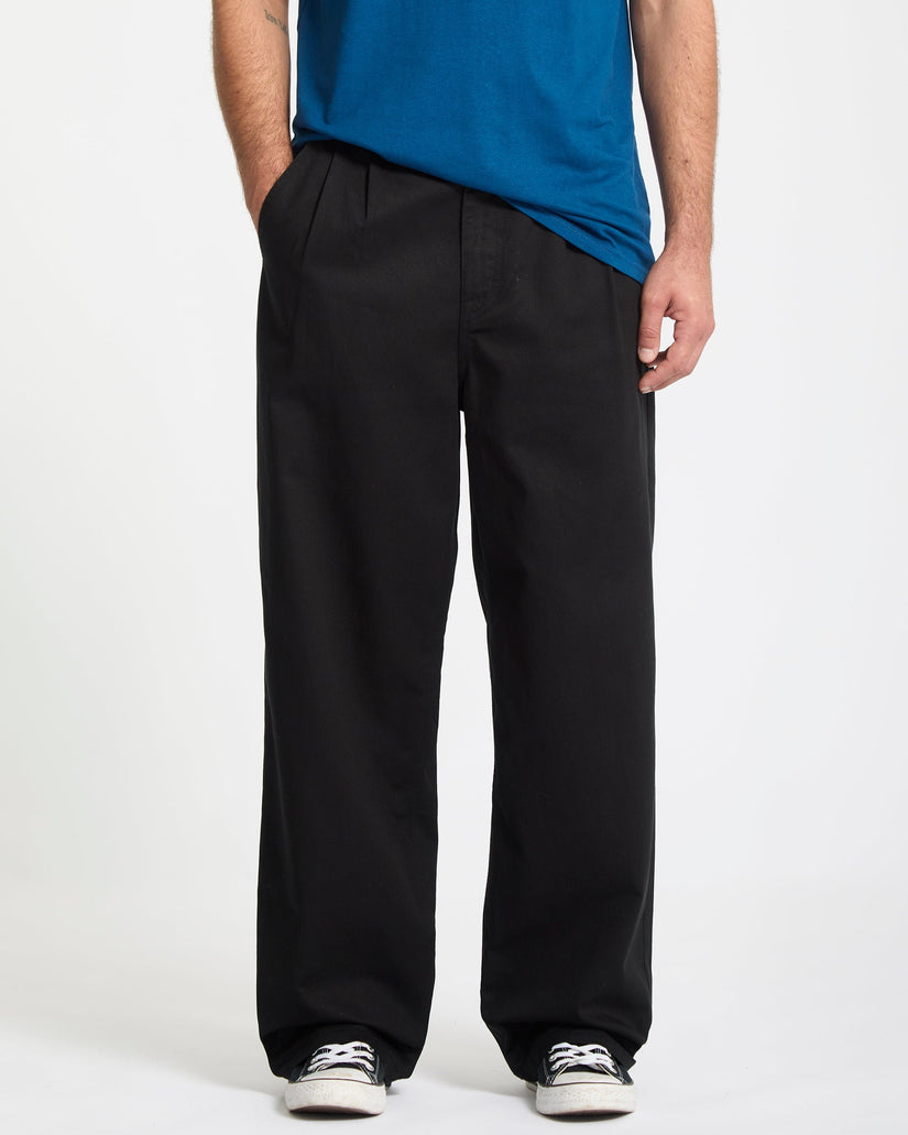 Baggos Pleat Hose - Black