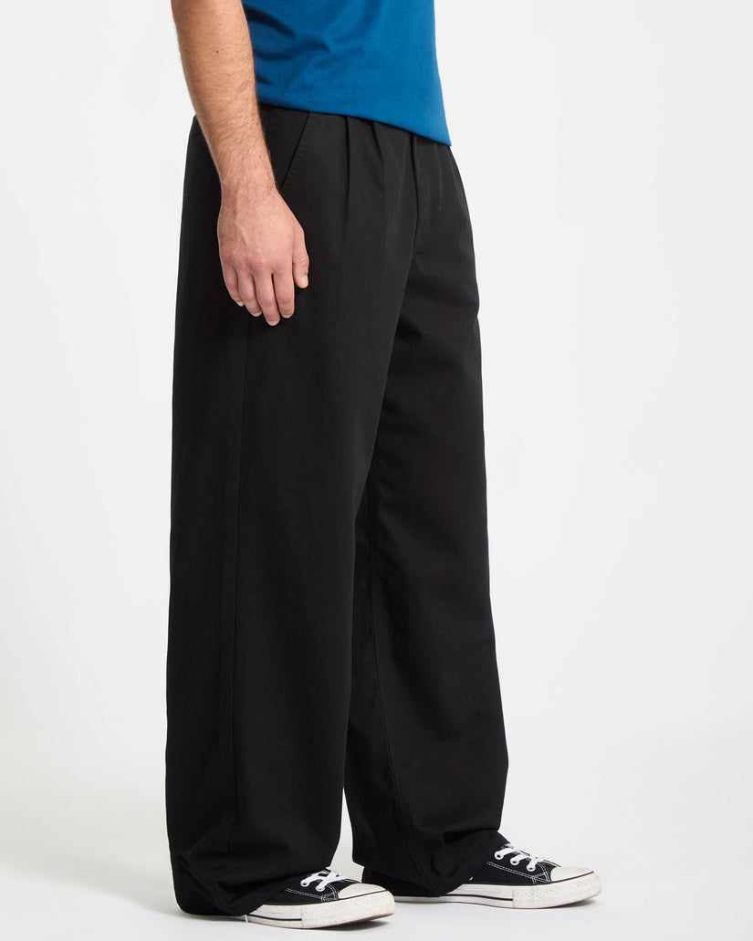Baggos Pleat Hose - Black