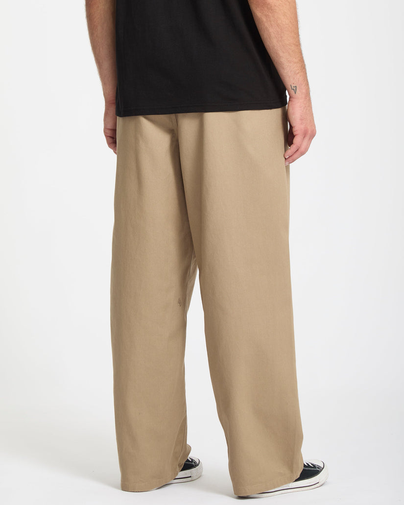 Baggos Pleat Hose - Khaki