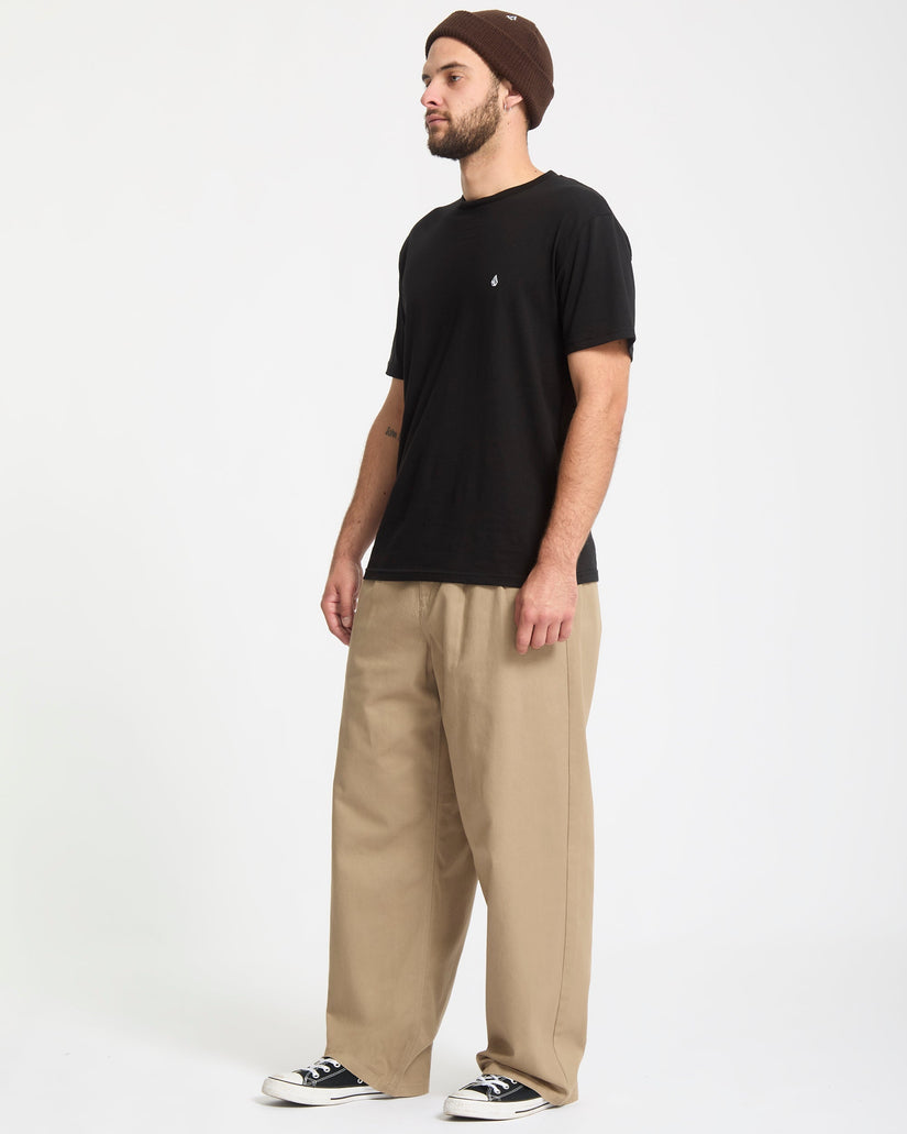 Baggos Pleat Hose - Khaki