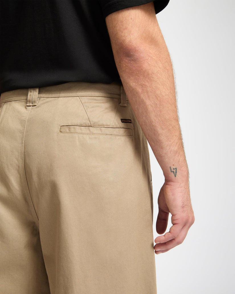 Baggos Pleat Hose - Khaki