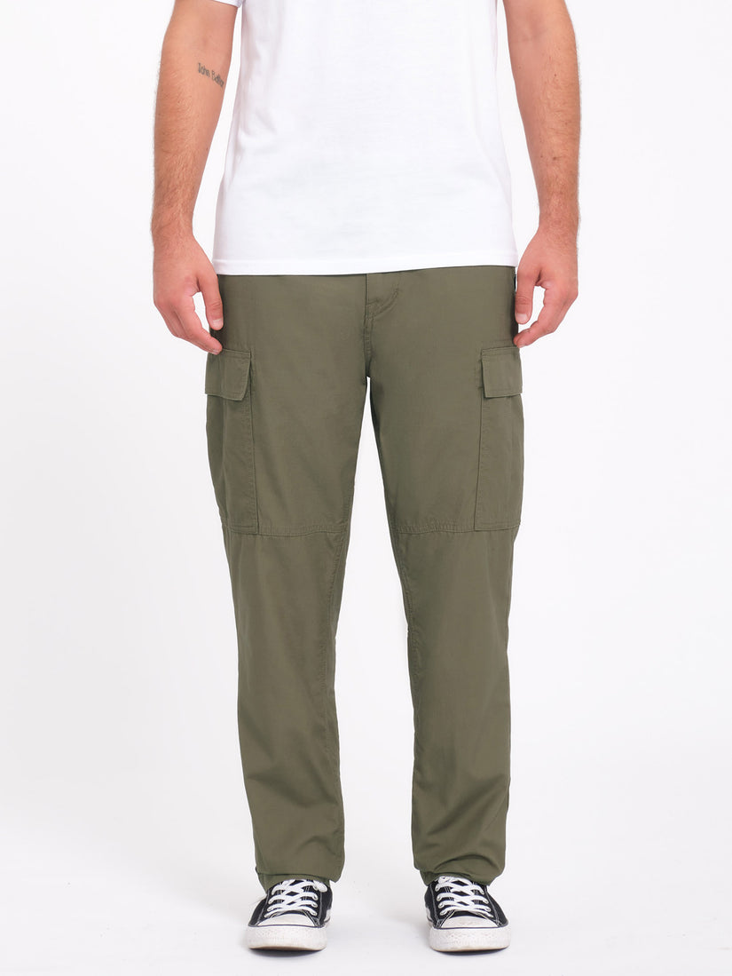 Strange Tripper Tapered Cargohose - Wintermoss