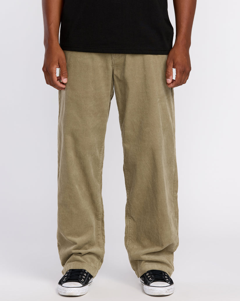 Frickin Loose Tapered Cordhose - Khaki