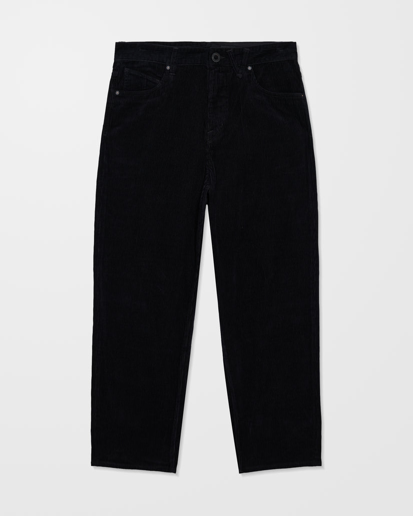 Billow Tapered Cordhose - Black