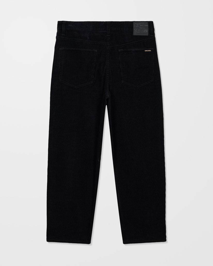 Billow Tapered Cordhose - Black