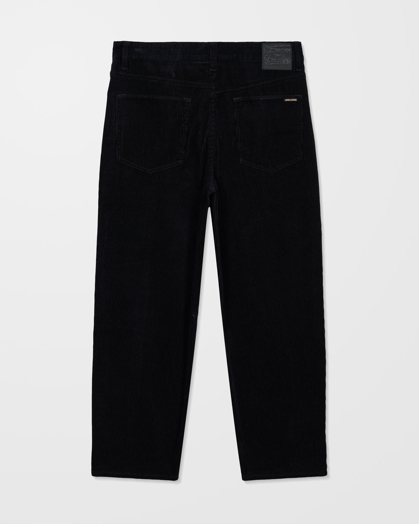 Billow Tapered Cordhose - Black