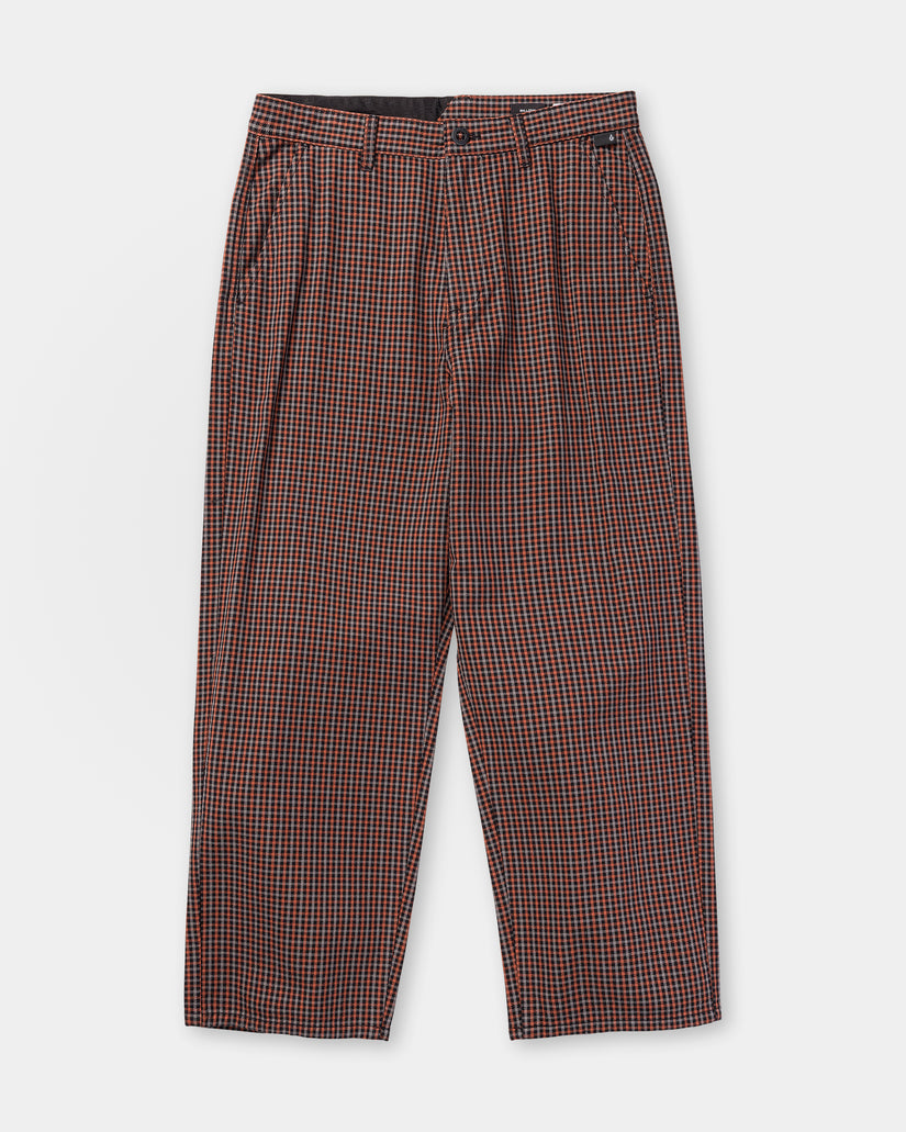 Billow Plaid Hose - Patina Brown