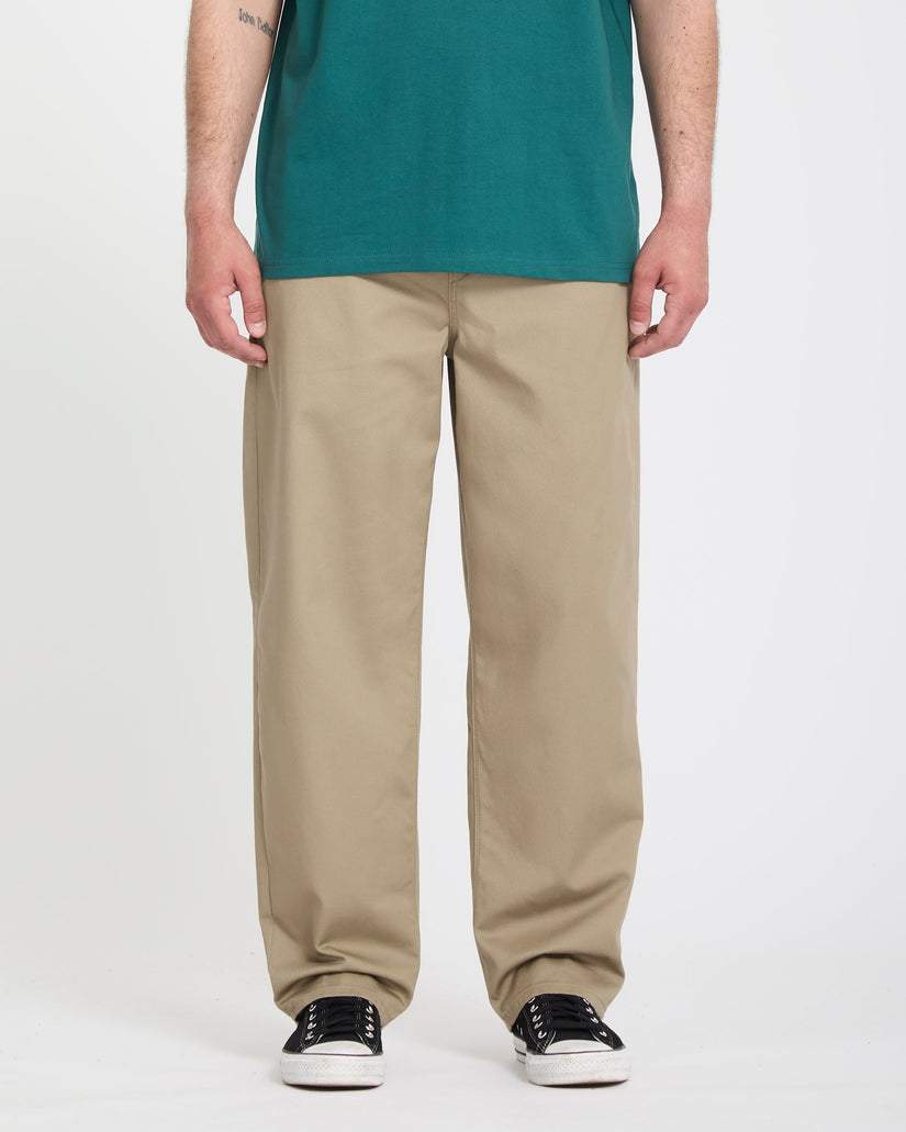 Freazy Loose Elasticated Waist Hose - Khaki