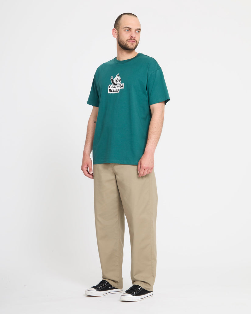 Freazy Loose Elasticated Waist Hose - Khaki