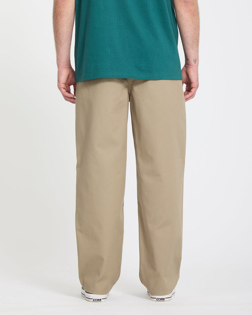 Freazy Loose Elasticated Waist Hose - Khaki