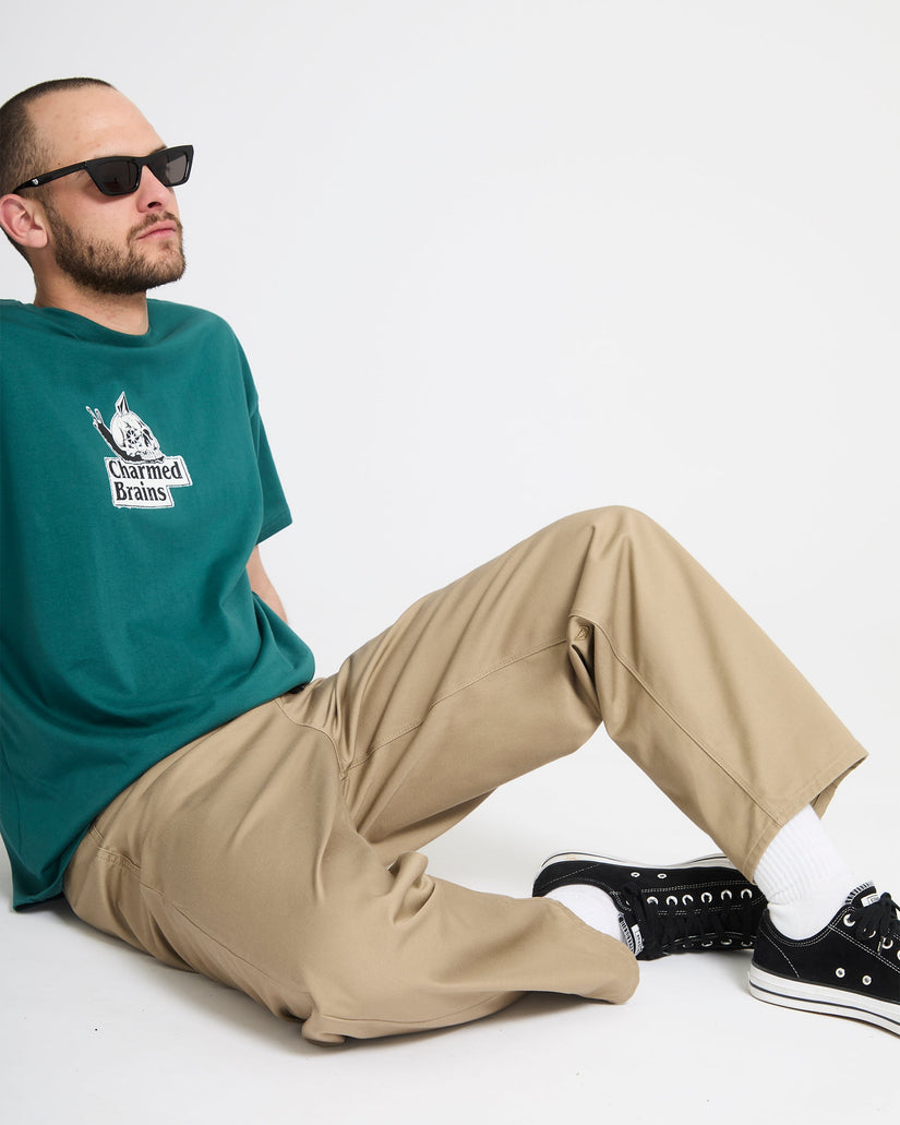Freazy Loose Elasticated Waist Hose - Khaki