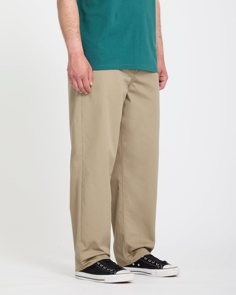 Freazy Loose Elasticated Waist Hose - Khaki