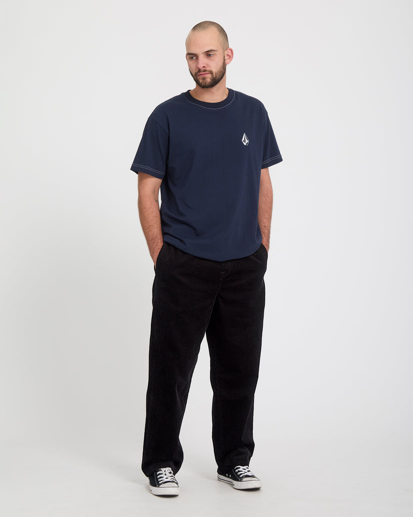 Freazy Loose Corduroy Hose - Black