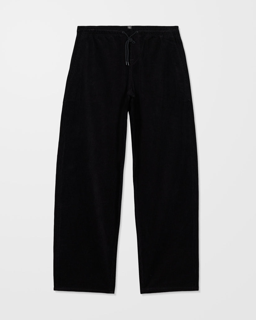 Freazy Loose Corduroy Hose - Black