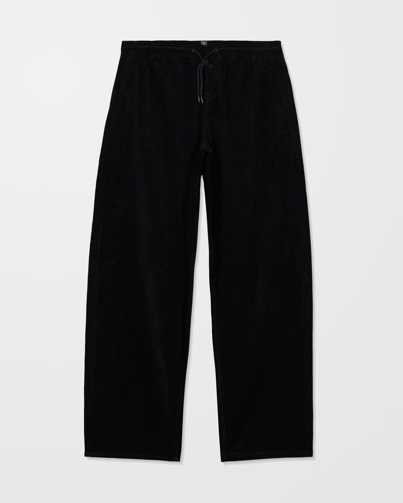 Freazy Loose Corduroy Hose - Black