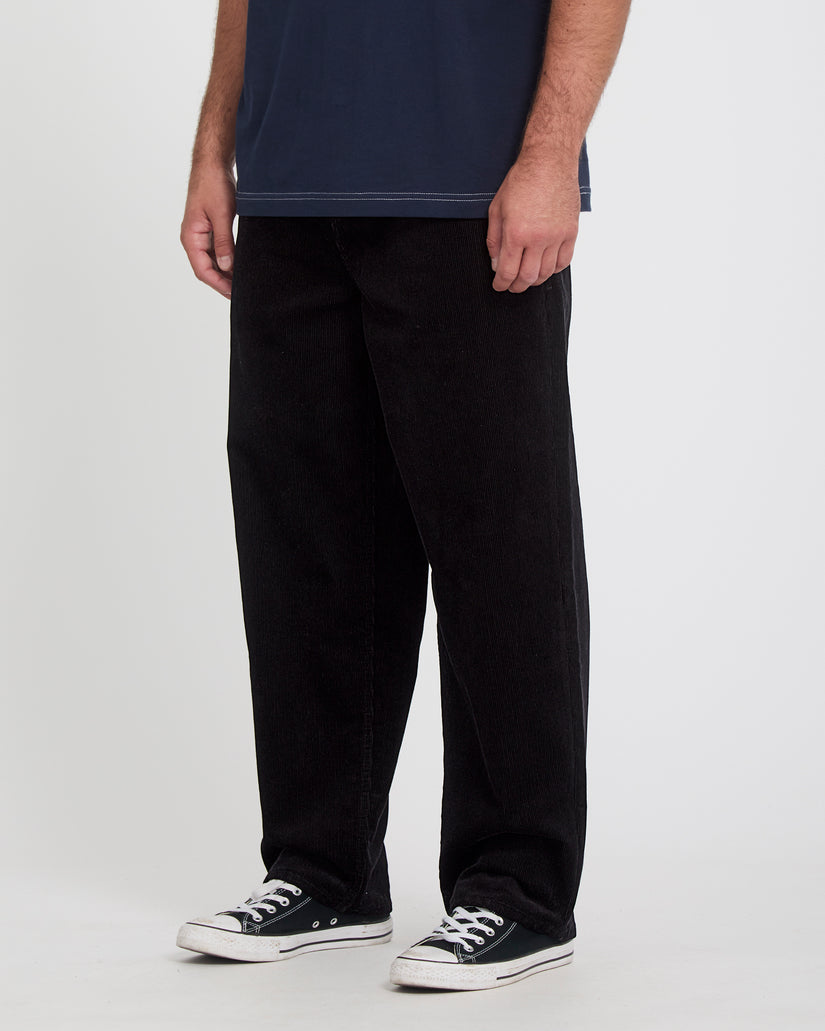 Freazy Loose Corduroy Hose - Black