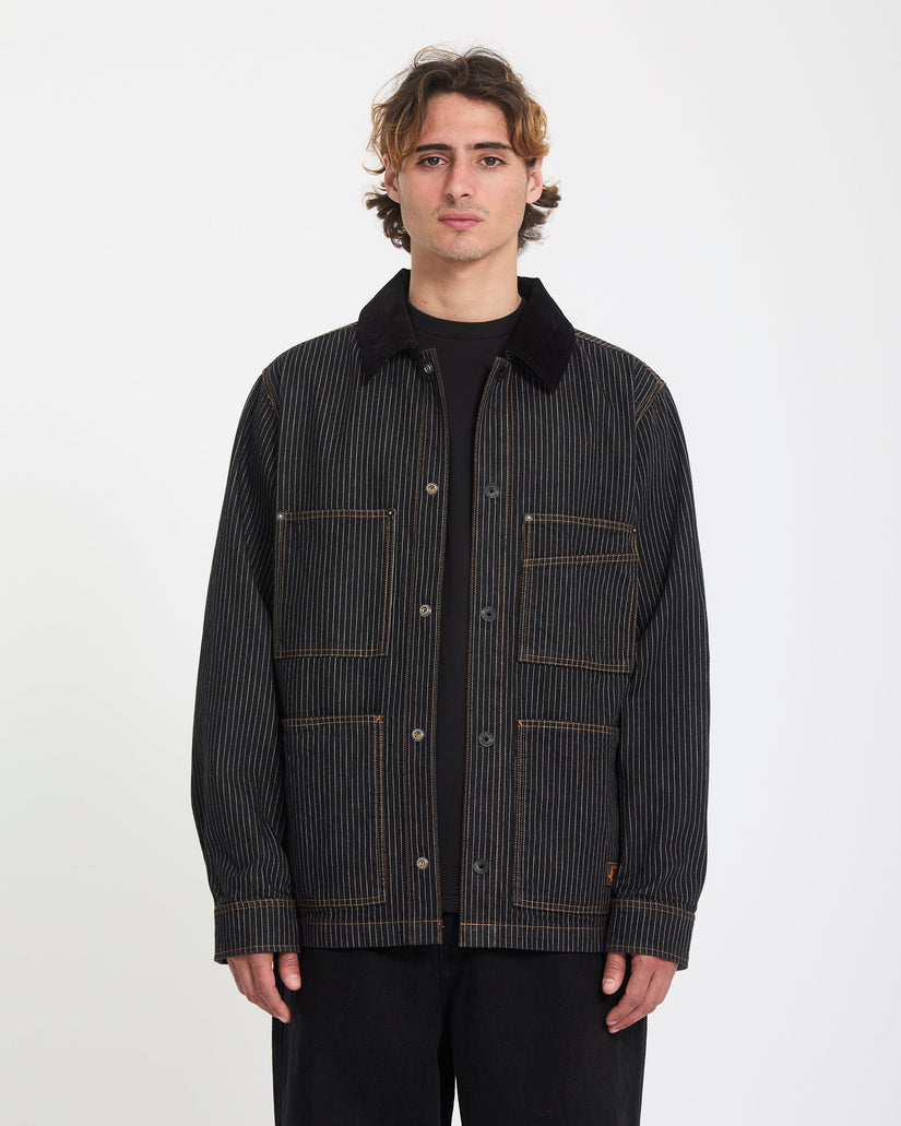Work Dialed Jacke - Black Stripe