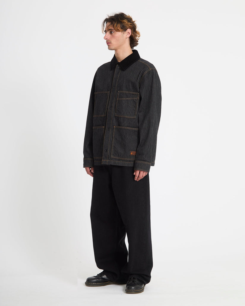 Work Dialed Jacke - Black Stripe