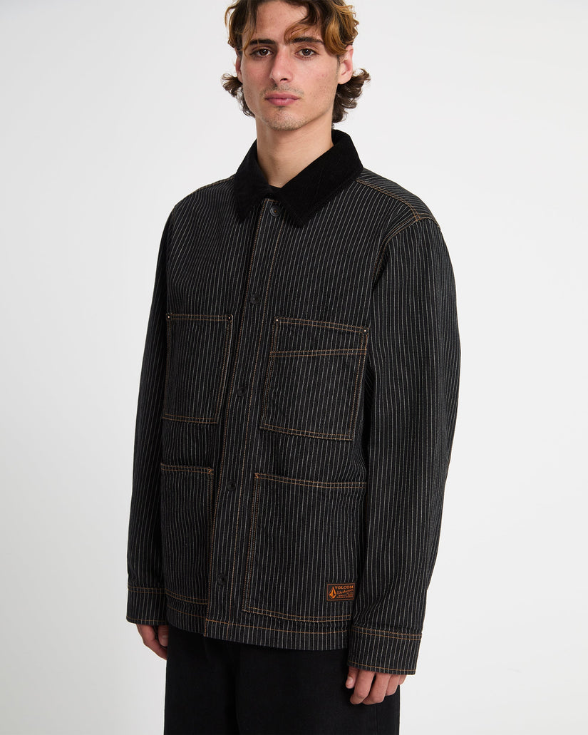 Work Dialed Jacke - Black Stripe