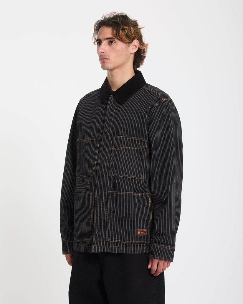 Work Dialed Jacke - Black Stripe