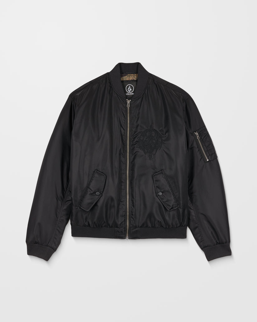 Skullarstone Bomberjacke - Black
