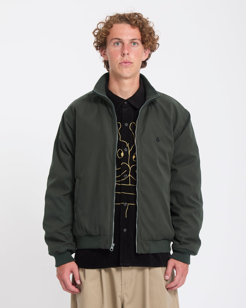 Damerman Bomberjacke - Rinsed Black