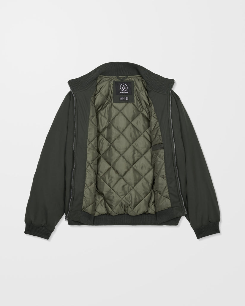 Damerman Bomberjacke - Rinsed Black