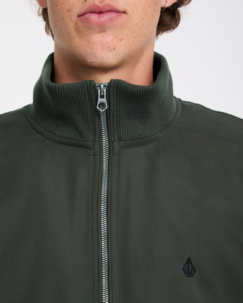 Damerman Bomberjacke - Rinsed Black