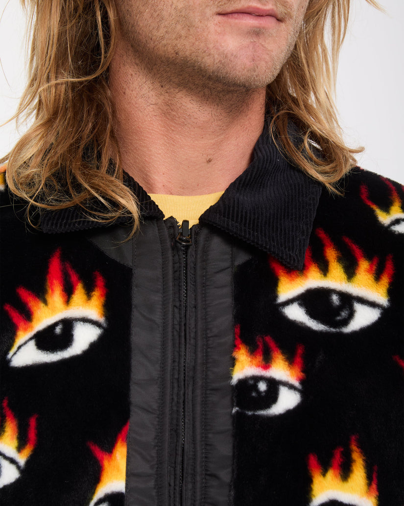 Ozzy Wendbare Bomberjacke - Black
