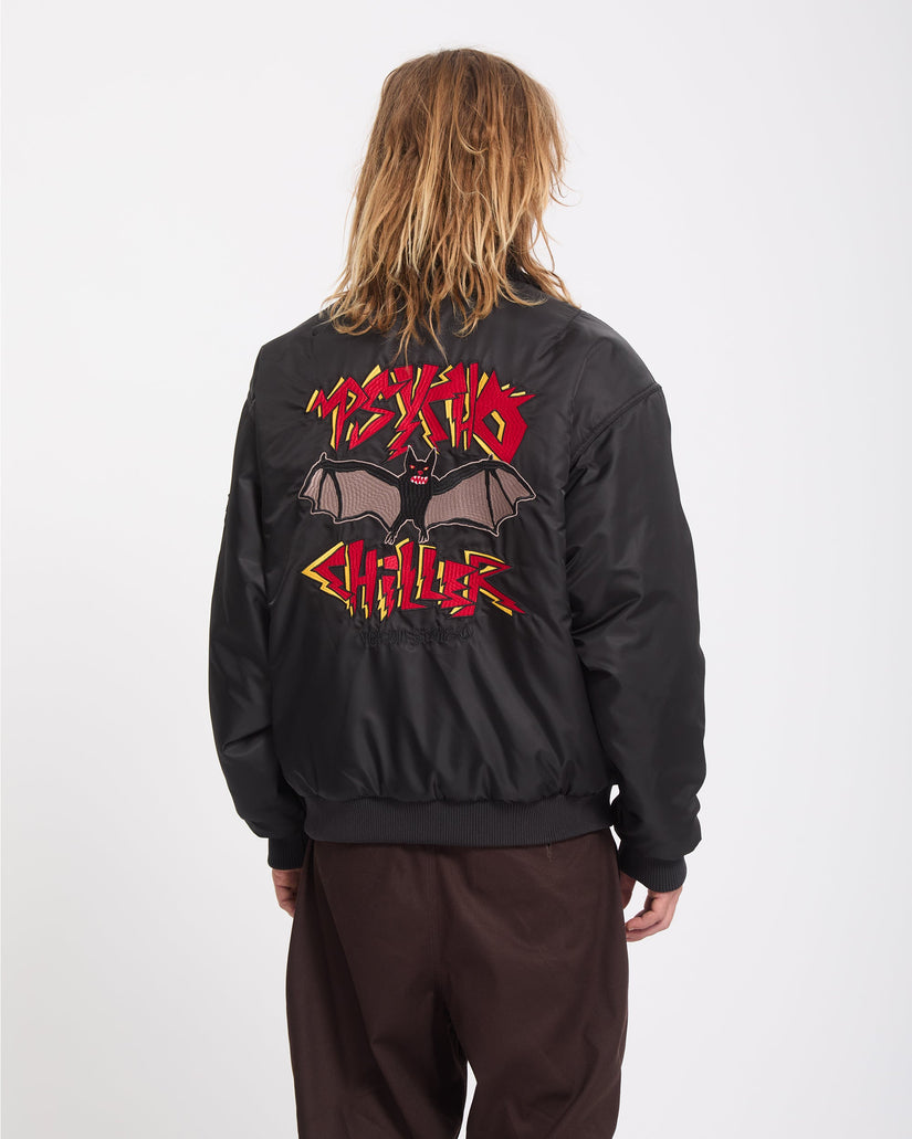 Ozzy Wendbare Bomberjacke - Black