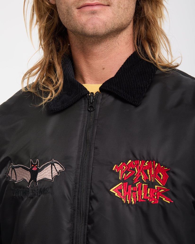 Ozzy Wendbare Bomberjacke - Black