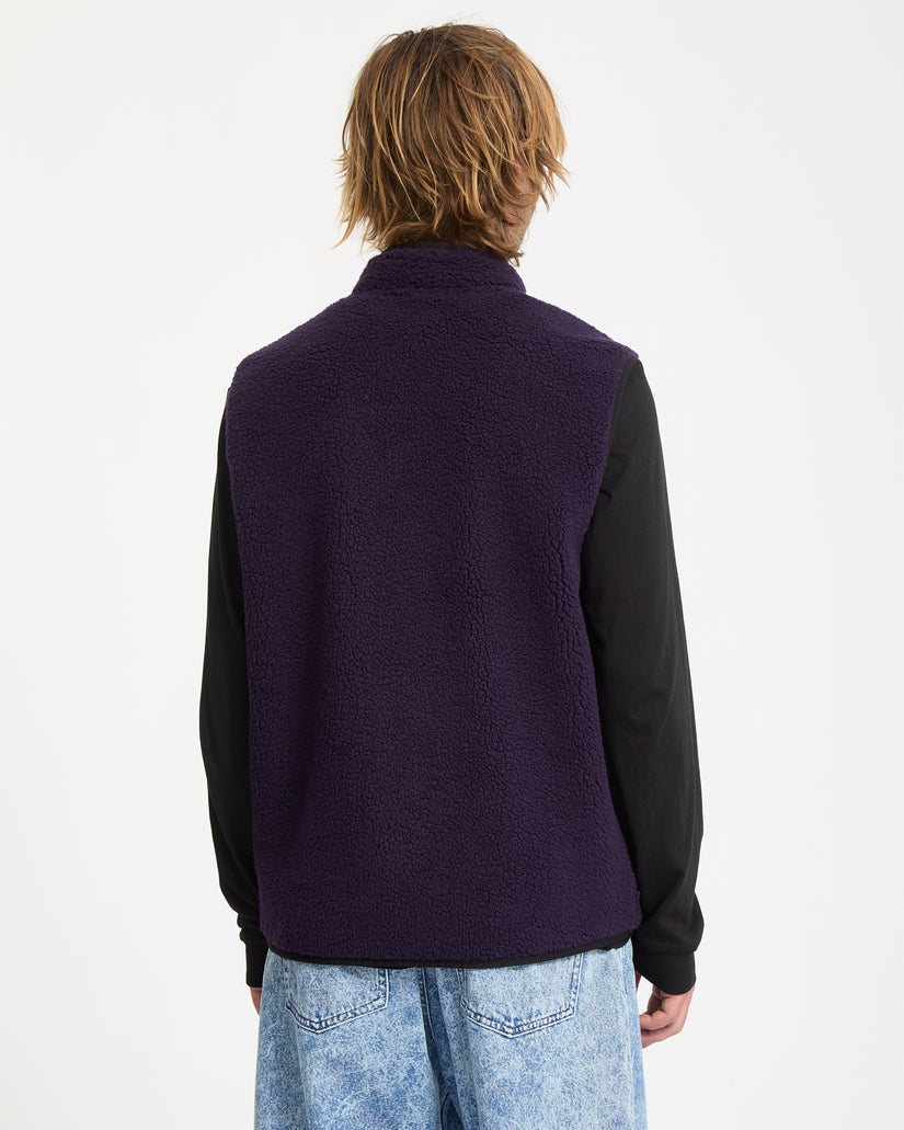 Muzzer Fuzzar Weste - Dark Purple