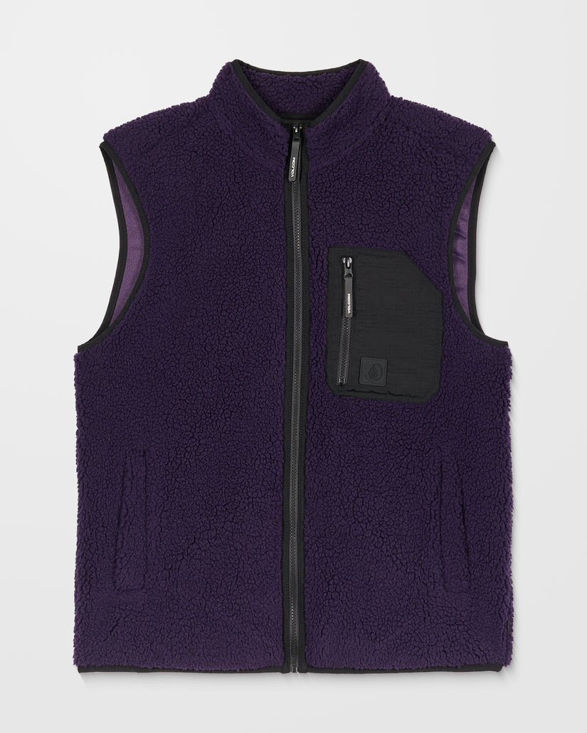 Muzzer Fuzzar Weste - Dark Purple