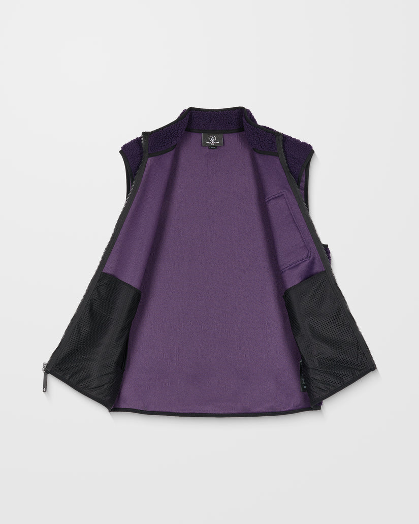 Muzzer Fuzzar Weste - Dark Purple