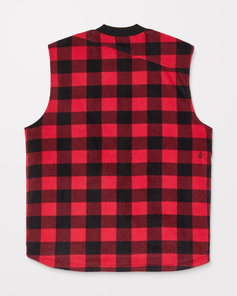 Bowered Wende-Weste - Lifeguard Red