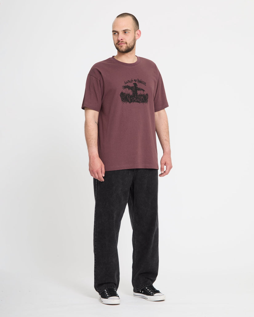 Freazy Loose Elasticated Waist Jeans - Blackity Black
