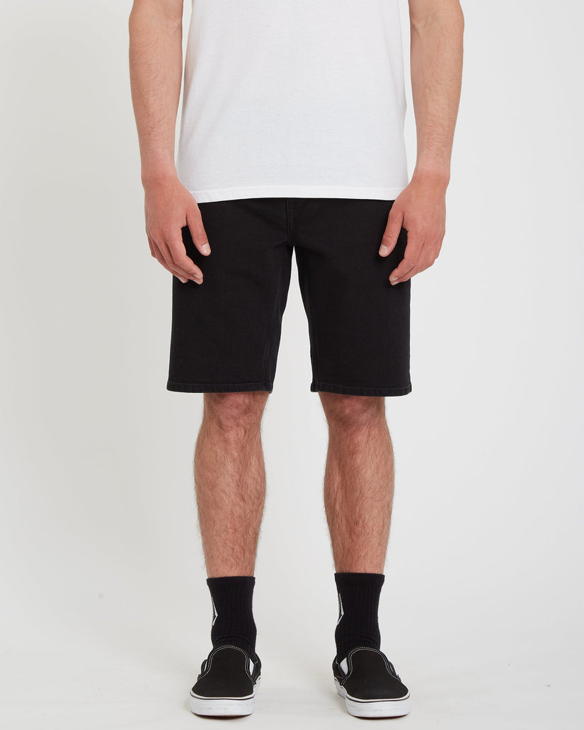 Solver Denim Shorts - Black Out