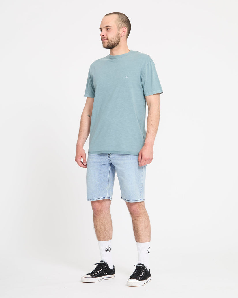 Solver Denim Shorts - Worn Light Blue