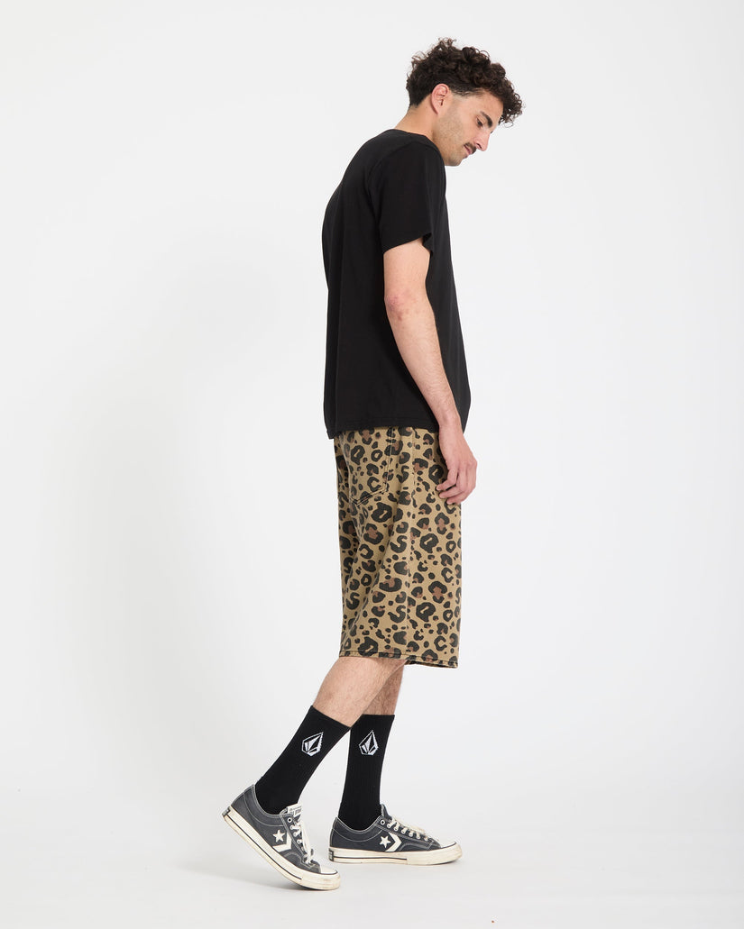 Chillow 24" Jeansshorts - Cheetah