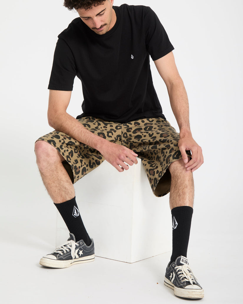 Chillow 24" Jeansshorts - Cheetah
