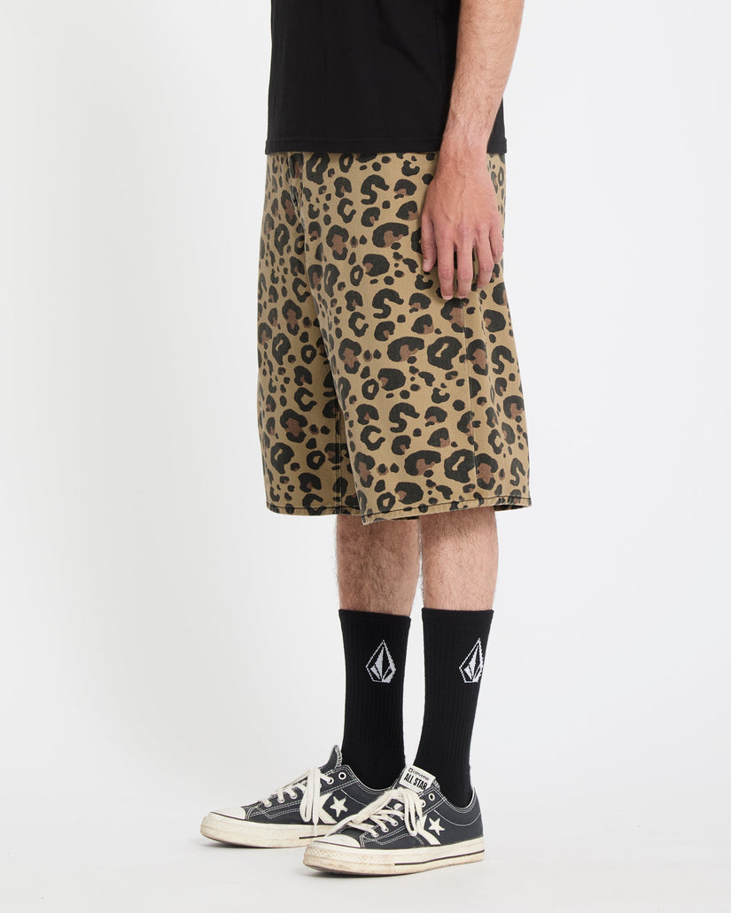Chillow 24" Jeansshorts - Cheetah