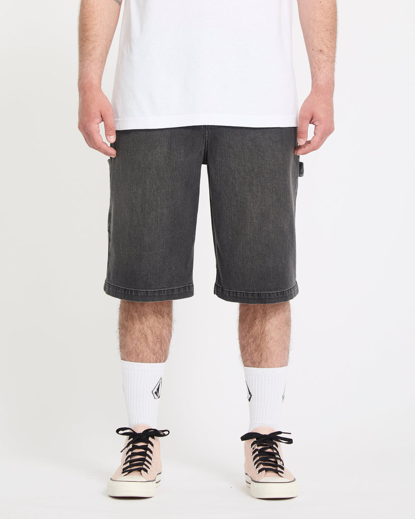 Kraftsman II 24" Denim-Shorts - Black Grey