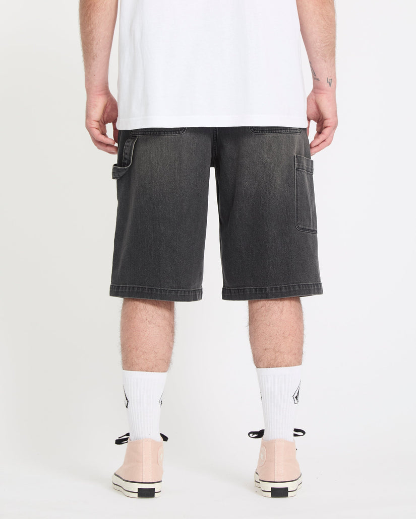 Kraftsman II 24" Denim-Shorts - Black Grey